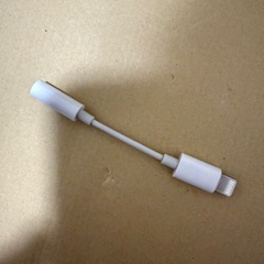 ①iPhone・iPad用ライトニングヘッドホン変換プラグ