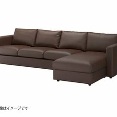 3人掛けソファ／4人掛けソファ／L字ソファ＊オットマン付き★ダー...