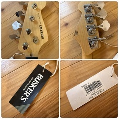 【未使用】BUSKER'S BJB-STD SWH ジャズベース Sケース付の画像