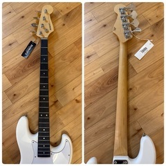 【未使用】BUSKER'S BJB-STD SWH ジャズベース Sケース付の画像