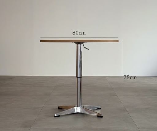 【未使用品】モダンテーブルの脚のみ　H75cm