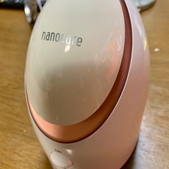 nanocare フェイススチーマー ホワイト/ローズゴールドの画像
