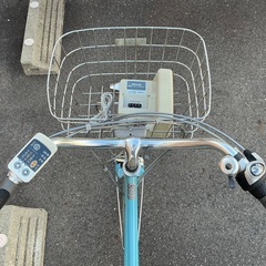 ＜整備済・美品車＞パナソニック・リチウム・ビビ 26インチ・電動アシスト自転車・ブルー の画像