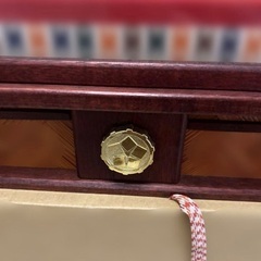 雛人形　親王飾　ガラスケース　ライト　オルゴール付きの画像