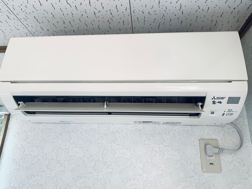 【美品】三菱 霧ヶ峰 5.6kW 18畳用エアコン 単相200V 不具合なし！