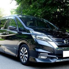 車検満タン セレナハイブリッドハイウェイスターVセレクション 実走行 プロパイロット エマージェンシーブレーキ ナビ フルセグTV Bluetooth バックモニター 両側パワスラ インテリキー LEDライト LEDフォグ  ETCの画像