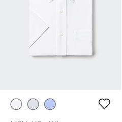 (新品未使用)UNIQLOノンアイロンシャツＬサイズの画像