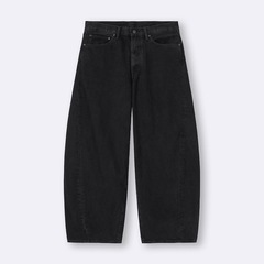 (新品未使用)GUバレルレッグジーンズ29インチの画像
