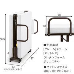 アイリスオーヤマ介護用電動リクライニングベットOTBSS-BDHの画像