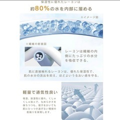 新品未使用品　未開封商品肌掛け布団 夏用掛け布団シングル冷感 ひホワイト 140＊190cm レーヨンの画像