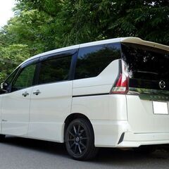 即乗りＯＫ セレナハイブリッド ハイウェイスタープロパイロットエディション エマージェンシーブレーキ ナビ TV フリップダウンモニター バックモニター 両側パワスラ インテリキー ETCの画像