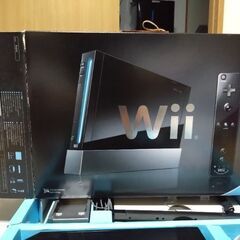 Wii(黒)とソフト1本