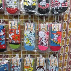 スヌーピー　＆ディズニー　キャラクター靴下　＋スクールソックス　...
