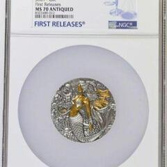 NGC 最高鑑定 鑑定済 MS70 銀貨 2025 ギリシャ神話 世界199枚のみ の画像
