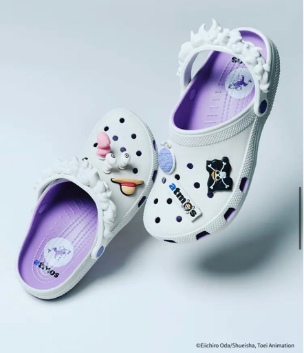 靴 ONEPIECE atmos Crocs Classic RO Clog crocs × ONE PIECE × atmos Gear5 Classic RO Clog Orchid