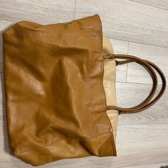 ナノユニバース　トートバッグ　キャメル