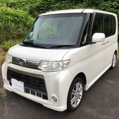 H25 後期 タントカスタムRS 一時抹消　9万k ターボ　ナビ、リヤカメラ付きの画像