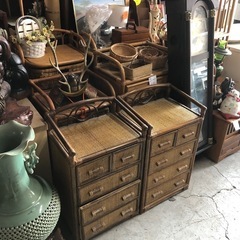 ラタンランドリーチェストいろいろ入荷してます❗️どれでも1個10...