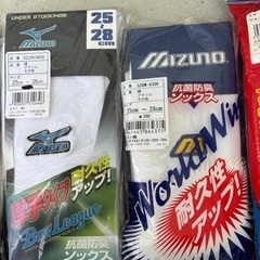 未使用　野球ソックスの画像