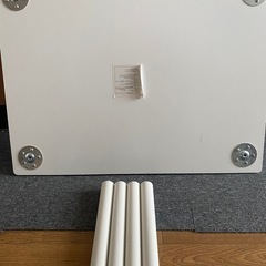 【決まりました】ニトリ　ローテーブル　ホワイトの画像
