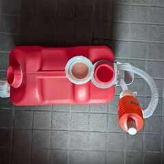 灯油缶ポリタンク 20L＋シュポシュポ付きの画像
