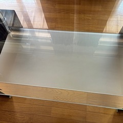 ガラステーブル　応接セットの画像