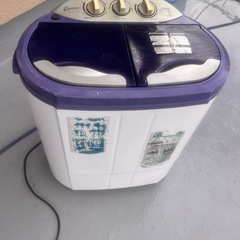 2層式小型洗濯機（お話し中）