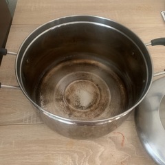 蒸し器付き鍋の画像