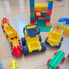 LEGO デュプロ　楽しい動物園 はたらく車の画像