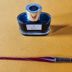 ファーバーカステル男爵インクとガラスペン