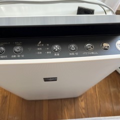 パナソニック　加湿機能付空気清浄機の画像