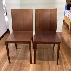 ダイニングチェア　2脚セット【町田市再生家具】250877