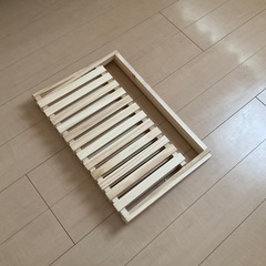 木製2段ラック（靴棚・収納棚）お譲りします【引き取り限定・八尾市】