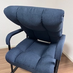 【お取引決定しました】腰楽ハイバックチェア　DCM F-TZF01ネイビーの画像