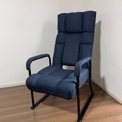【お取引決定しました】腰楽ハイバックチェア　DCM F-TZF01ネイビーの画像
