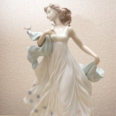  Lladro◆インテリア雑貨/6193/乙女 夏のセレナーデ