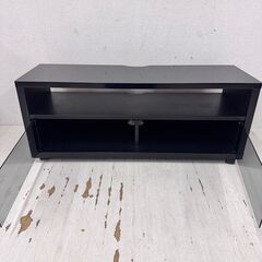  24454  2枚ガラス扉収納付きテレビ台　テレビボード ハヤ...