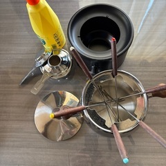 美品チーズフォンデュやチョコレートフォンデュ調理器具