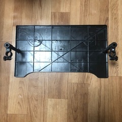 車椅子用テーブル カップホルダー付き 簡単取り付けの画像