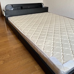 セミダブルベッド　トゥルースリーパーマットレス付き‼️配送出来ますの画像