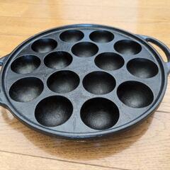 【中古】鉄製たこ焼き器