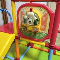 　折りたたみ式アスレチック　滑り台付きジャングルジム　幼児用の画像