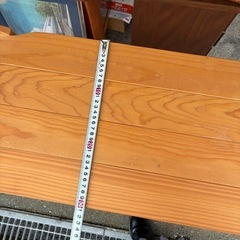 ２段木製ラック　ナチュラルの画像