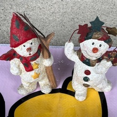 クリスマスの飾り、置物セット の画像