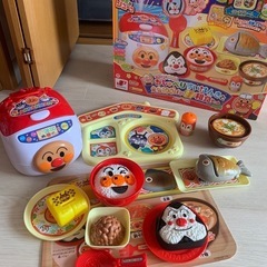 ほぼ新品！アンパンマン おしゃべり炊飯器 和食セットの画像