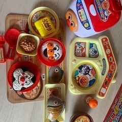 ほぼ新品！アンパンマン おしゃべり炊飯器 和食セットの画像