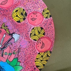 ガネーシャ　アクリル画　30×30　　の画像