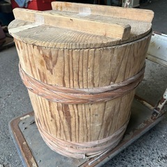 レトロ漬物樽