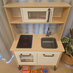 お値引き！【IKEA】子供キッチン+おままごとセットの画像