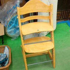 0622-004 木製　ベビーチェア 大和屋　すくすくチェア　テ...